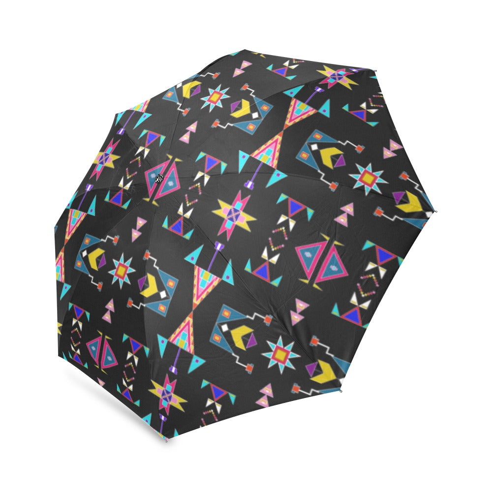 Enemy Territory Black Foldable Umbrella