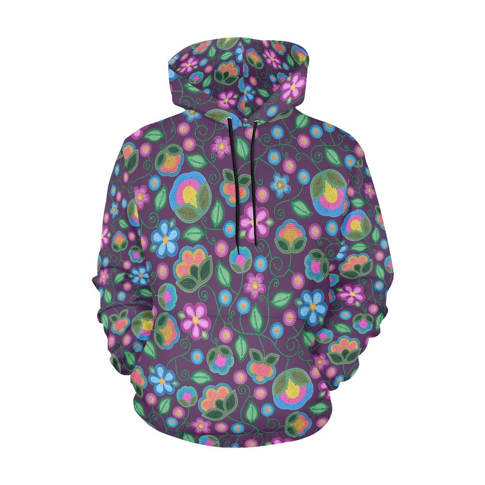 Turquoise Sunbeam Violet Hoodie for Men