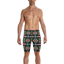 Load image into Gallery viewer, River Trail Sunset Men&#39;s Knee Length Swimming Trunks
