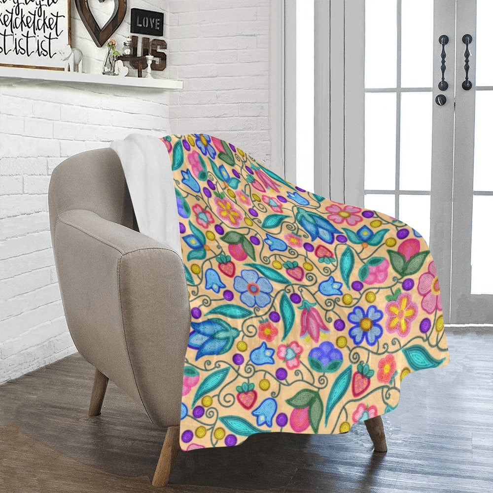 Sweet Offering Cream Ultra-Soft Micro Fleece Blanket 40"x50"