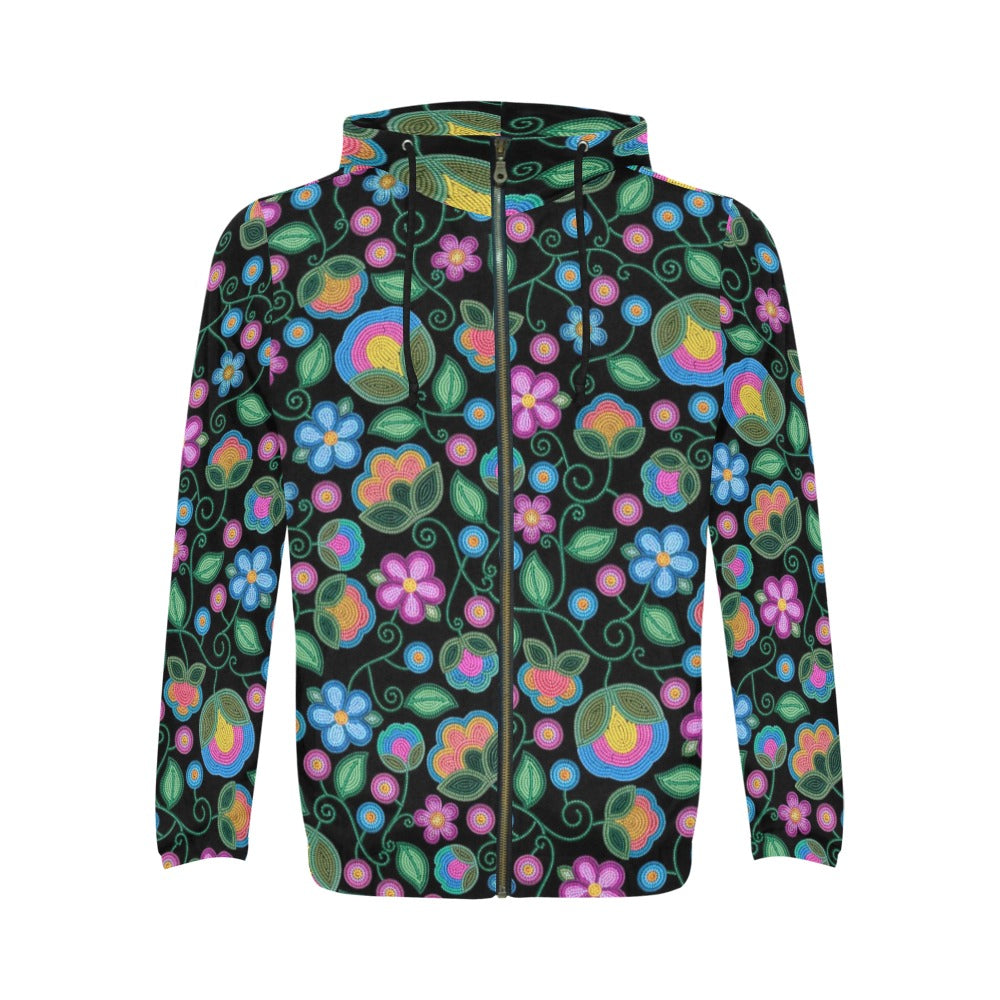 Turquoise Sunbeam Zip Hoodie