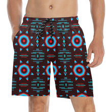 Load image into Gallery viewer, Rising Star Corn Moon Men&#39;s Mid-Length Beach Shorts
