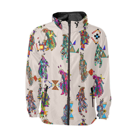 Men's Grass Dancers Muslin Men's Windbreaker