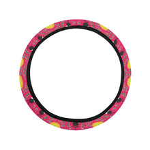 Load image into Gallery viewer, New Growth Pink Steering Wheel Cover with Elastic Edge
