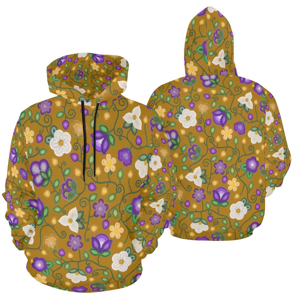 Midnight Moss Bloom Toffee Hoodie for Men