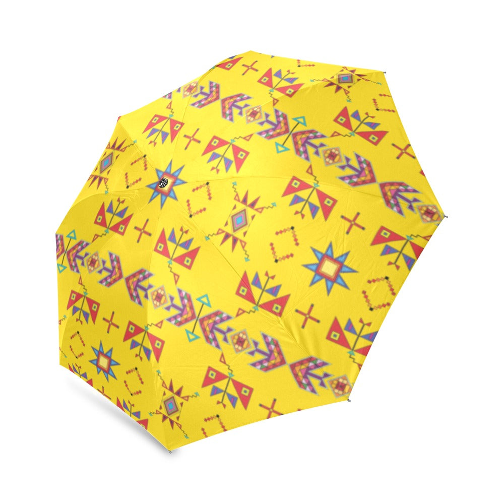 Scattered Generations Maize Foldable Umbrella