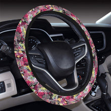 Load image into Gallery viewer, Culture in Nature Maroon Steering Wheel Cover with Elastic Edge
