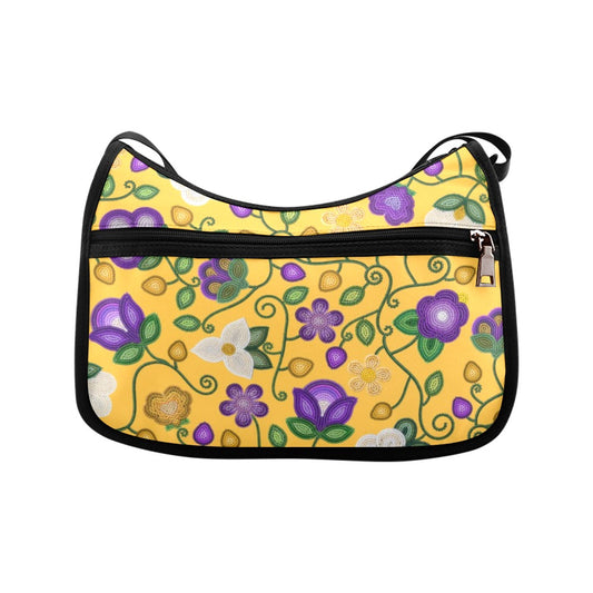 Midnight Moss Bloom Yellow Crossbody Bag