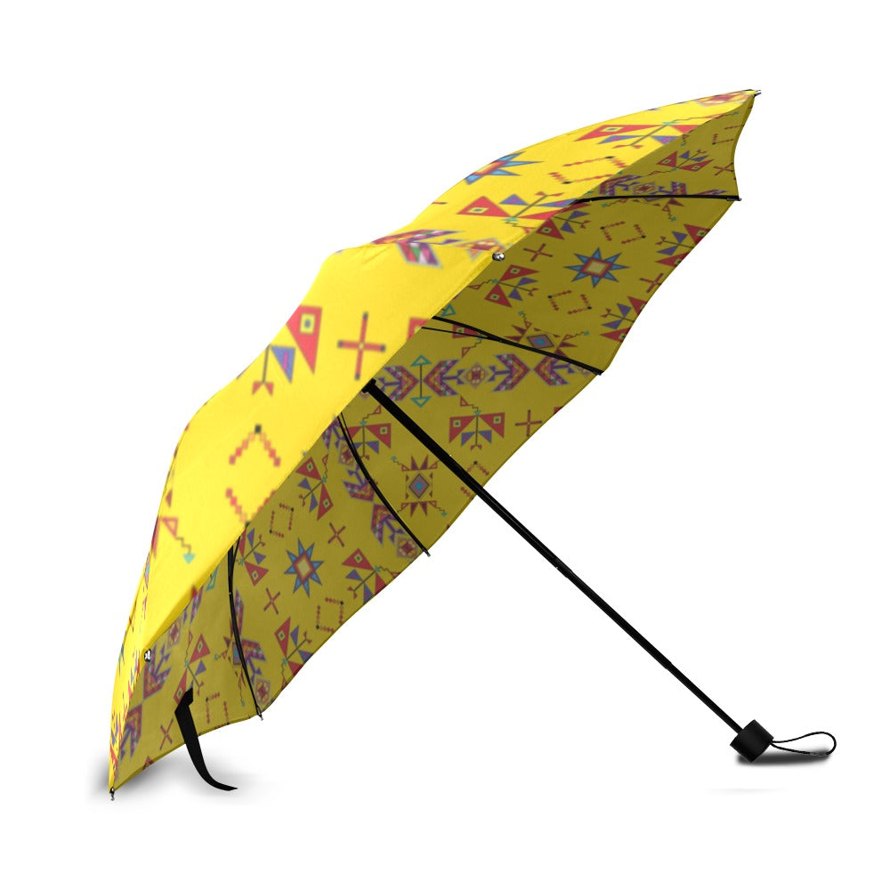Scattered Generations Maize Foldable Umbrella