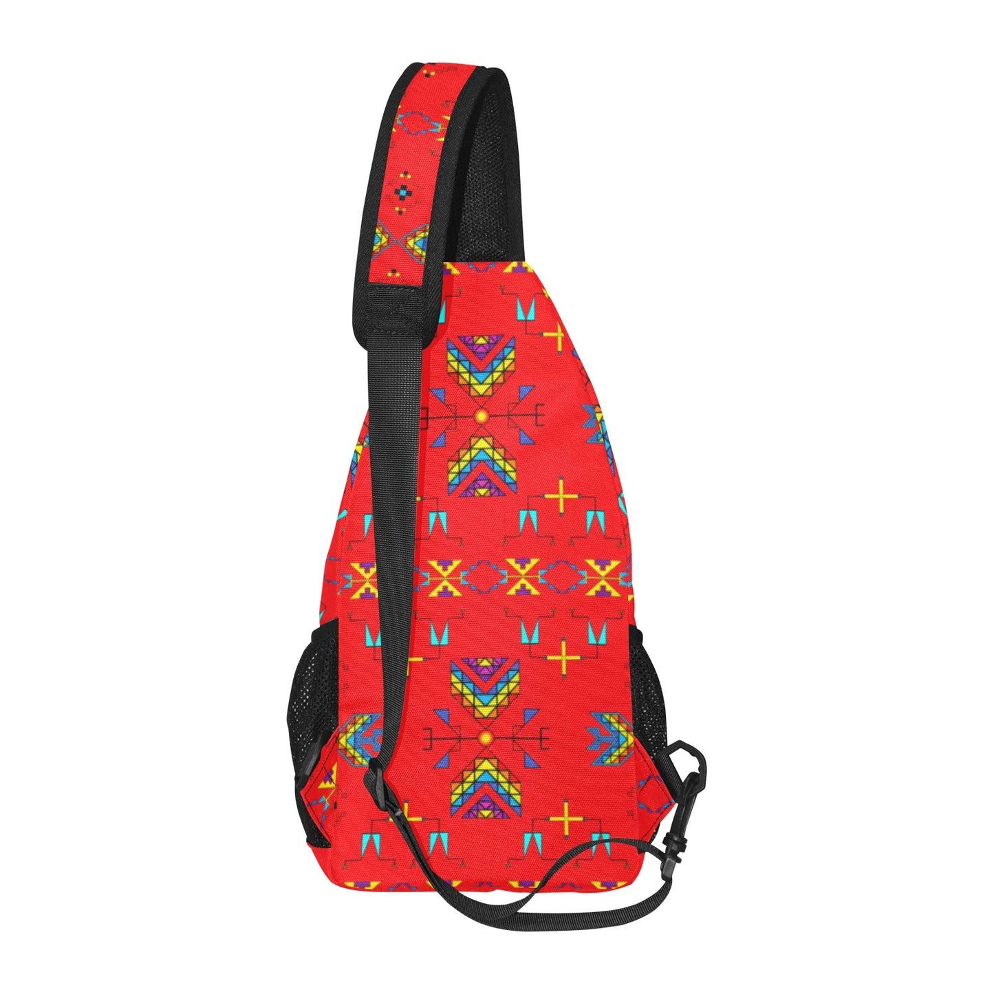 Rainy Chief Rainbow Red Chest Bag