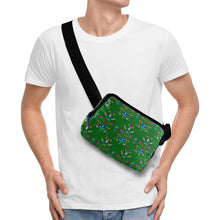 Load image into Gallery viewer, Dakota Damask Green Belt Bag
