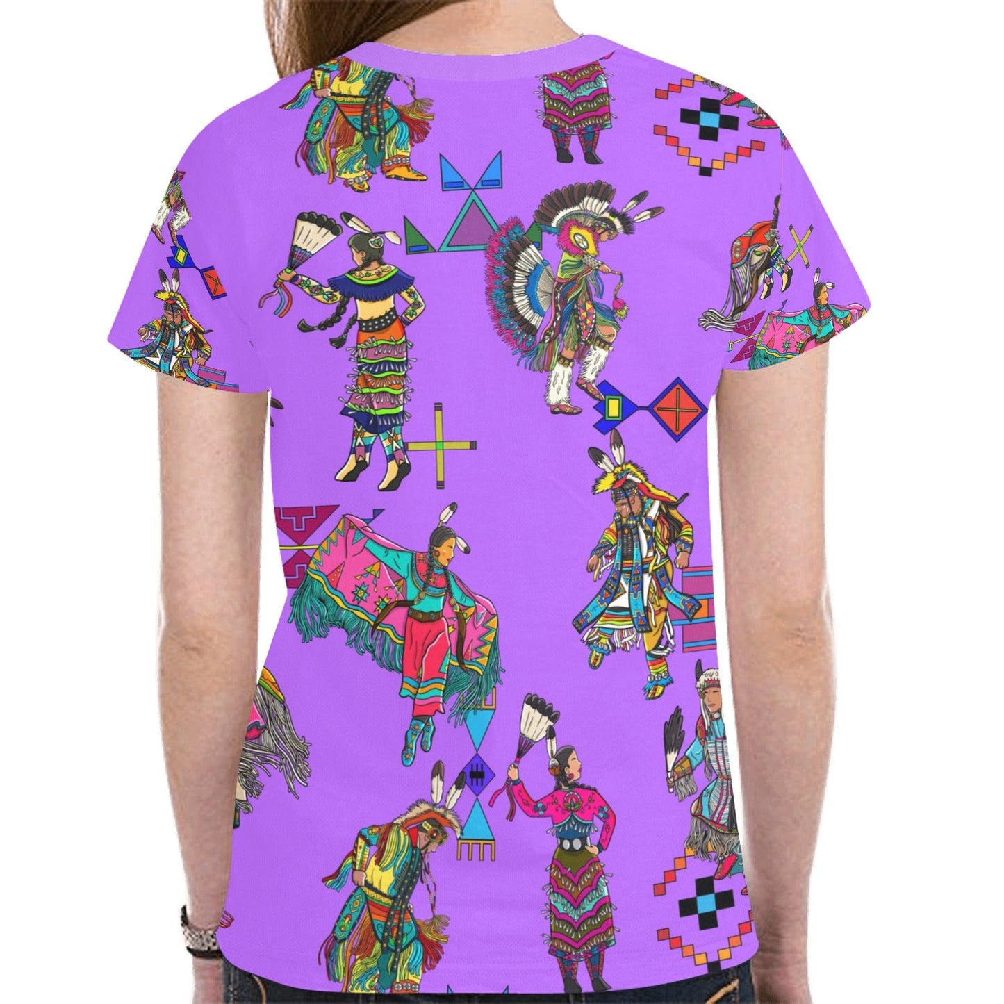 Grand Entry Dancers Purple Tee