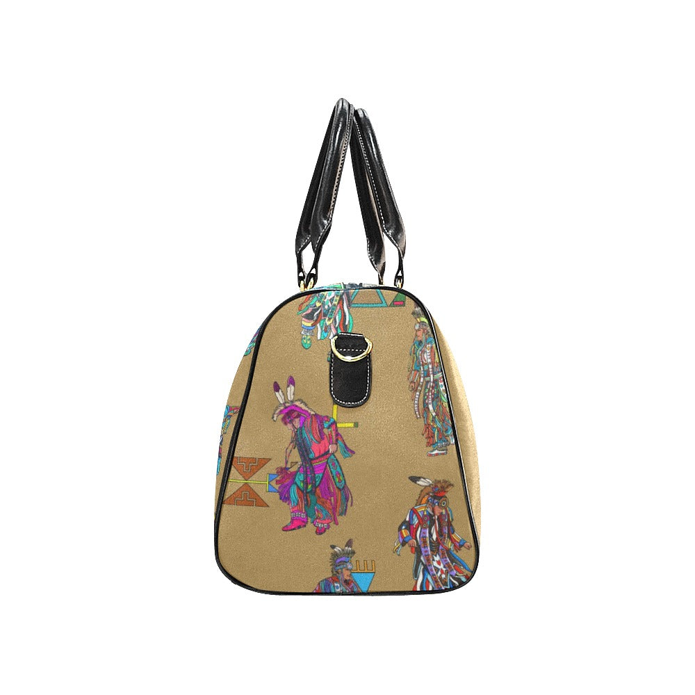 Men's Grass Dancers Earth Large Travel Bag