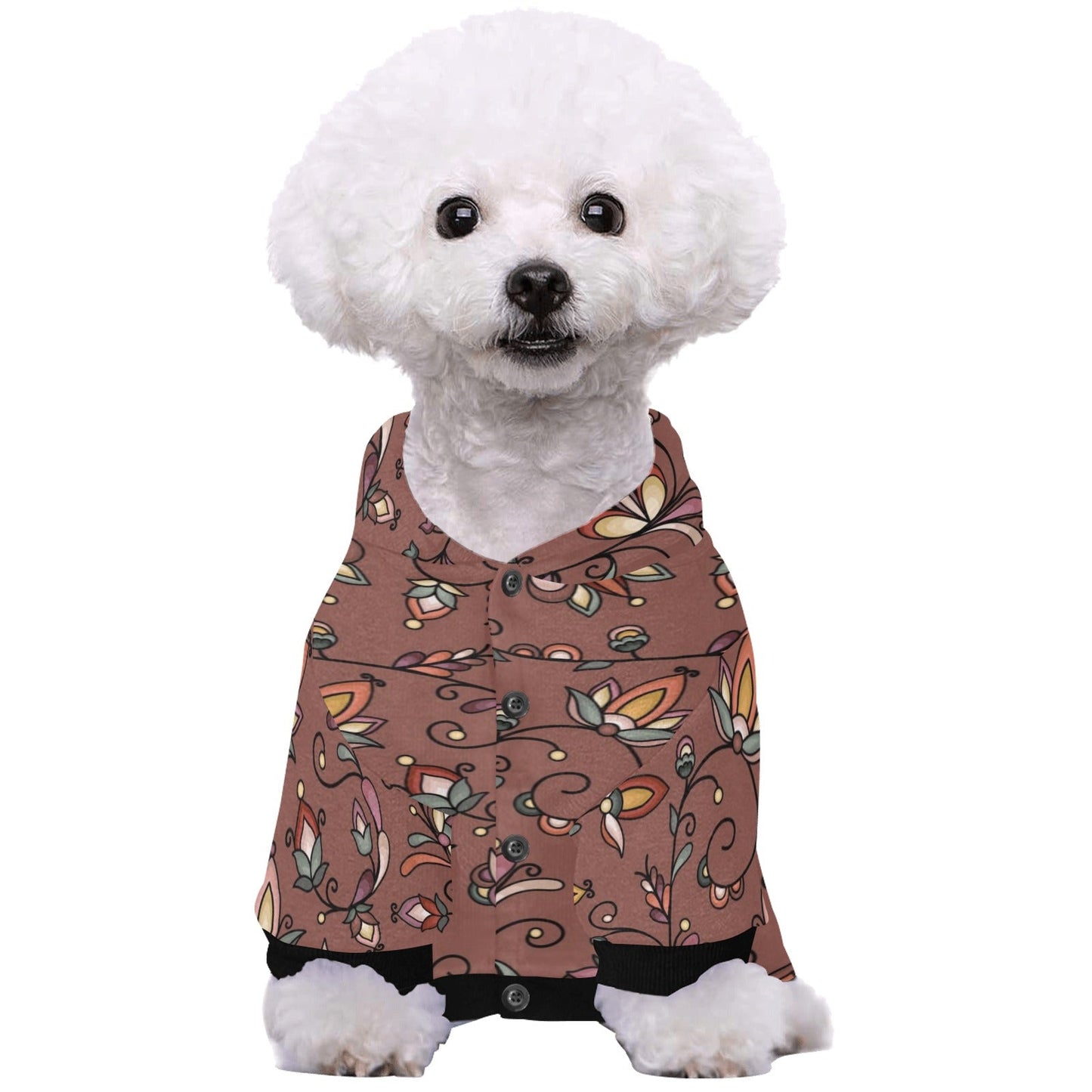Burnt Sky Petals Pet Hoodie