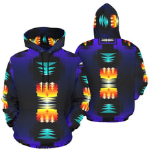 Load image into Gallery viewer, Midnight Sage Fire II Hoodie for Men
