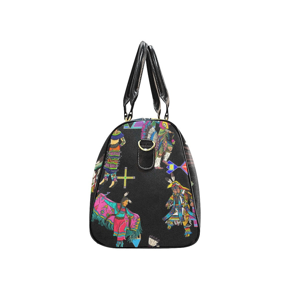 Grand Entry Dancers Black Large Travel Bag