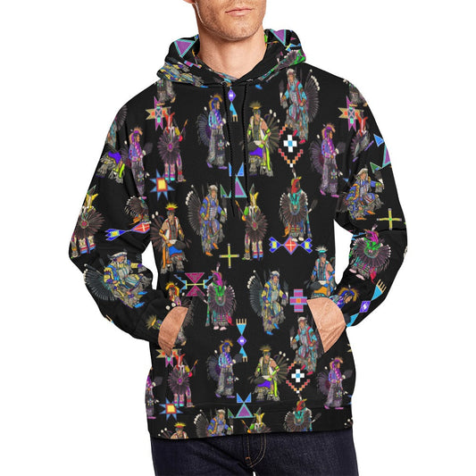 Men's Tradish Dancers Black Hoodie for Men
