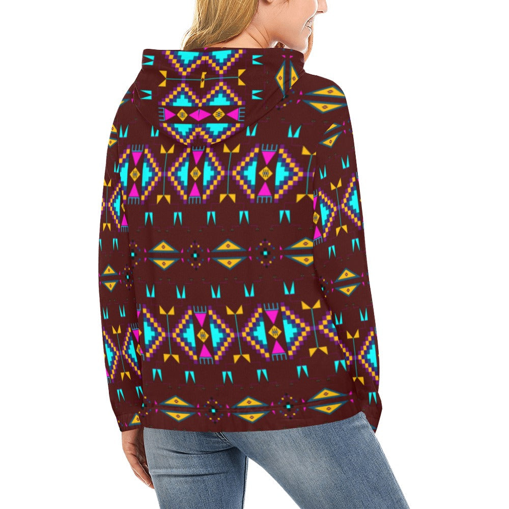 Rite of Passage Pemmican Berry Hoodie for Women