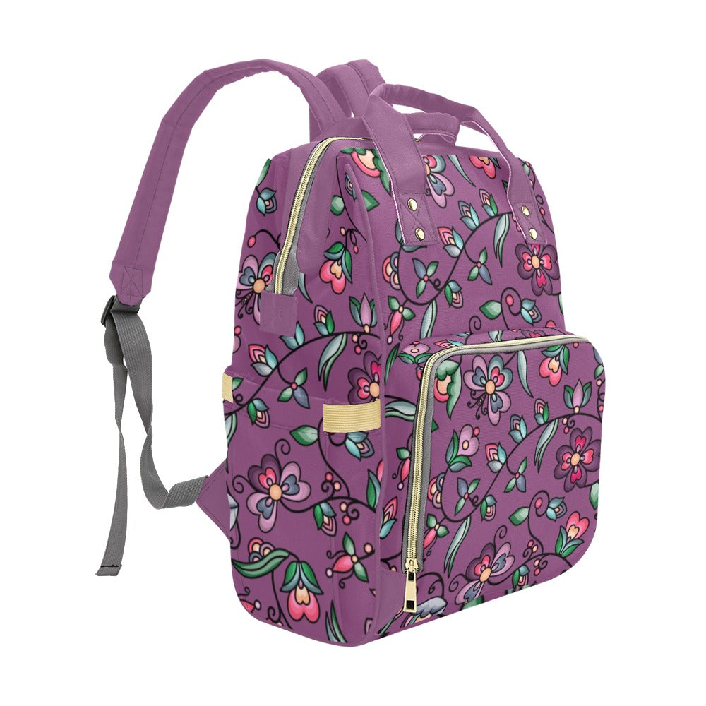 Amber Evening Garland Purple Diaper Bag