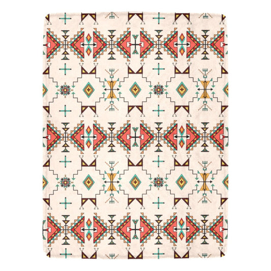 Thunder Flight Cream X-Large Micro Fleece Blanket