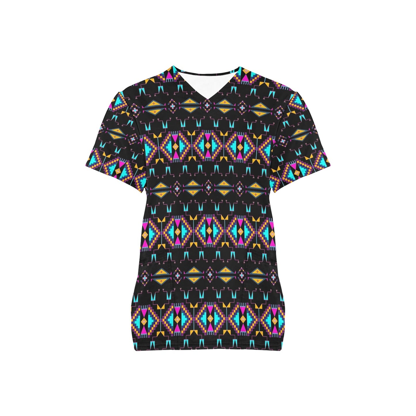 Rite of Passage Black Scrub Top