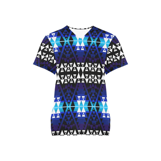 Writing on Stone Night Watch Scrub Top