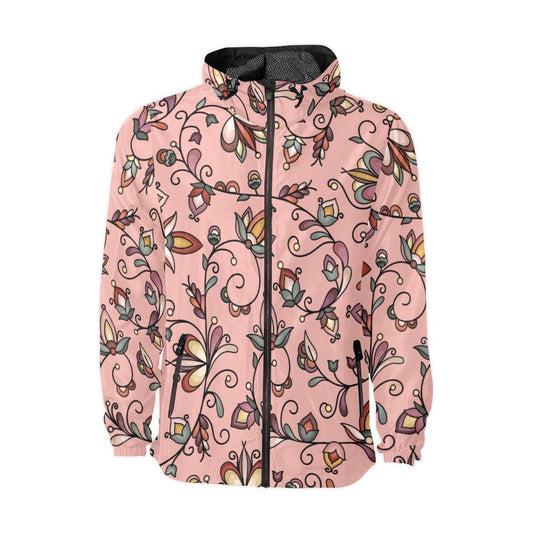 Burnt Sky Petals Peach Men's Windbreaker
