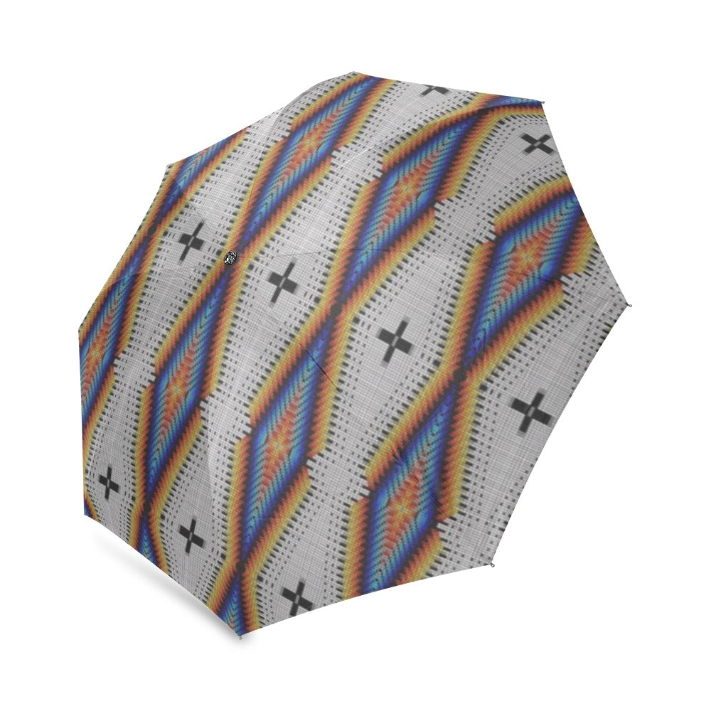 Diamond in the Bluff White Foldable Umbrella