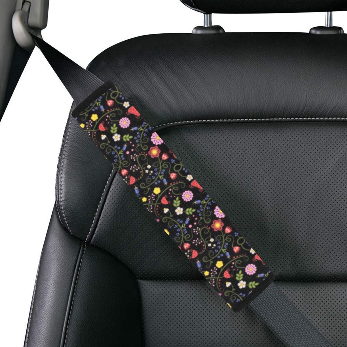 Nipin Blossom Midnight Car Seat Belt Cover