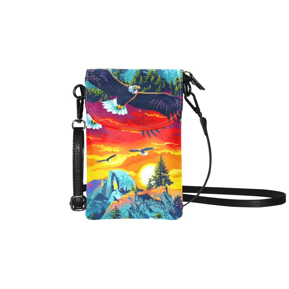 Cruising Eagles Small Cell Phone Purse