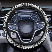 Load image into Gallery viewer, Black Rose Shadow Steering Wheel Cover with Elastic Edge
