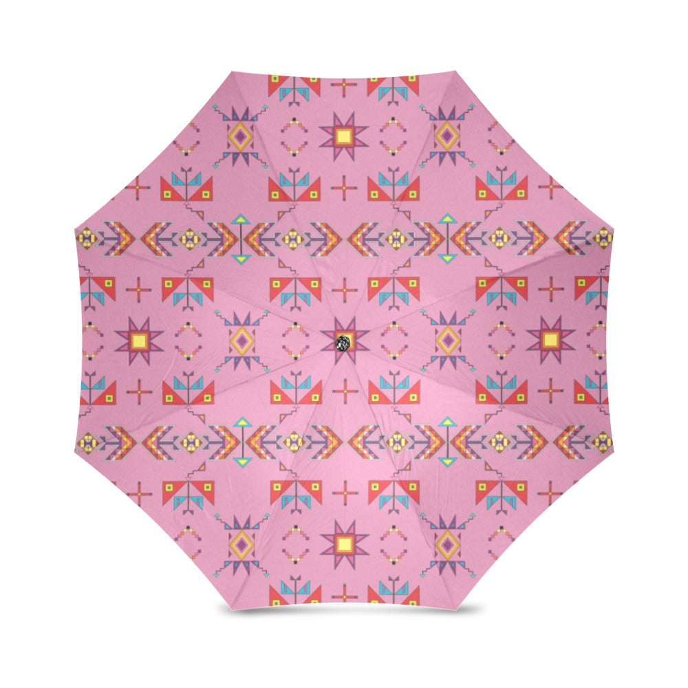Scattered Generations Pink Foldable Umbrella