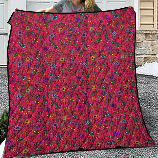 Prairie Paintbrush Passion Berry Lightweight Quilt