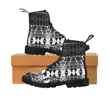 Load image into Gallery viewer, Writing on Stone Black and White Boots
