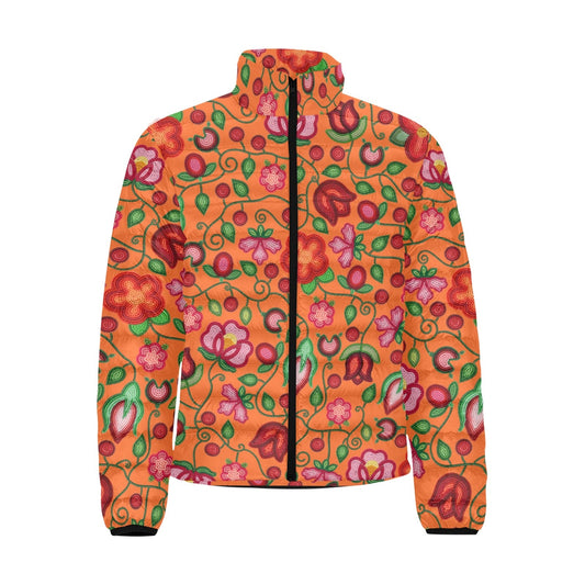 Rose Reverie Orange Padded Jacket