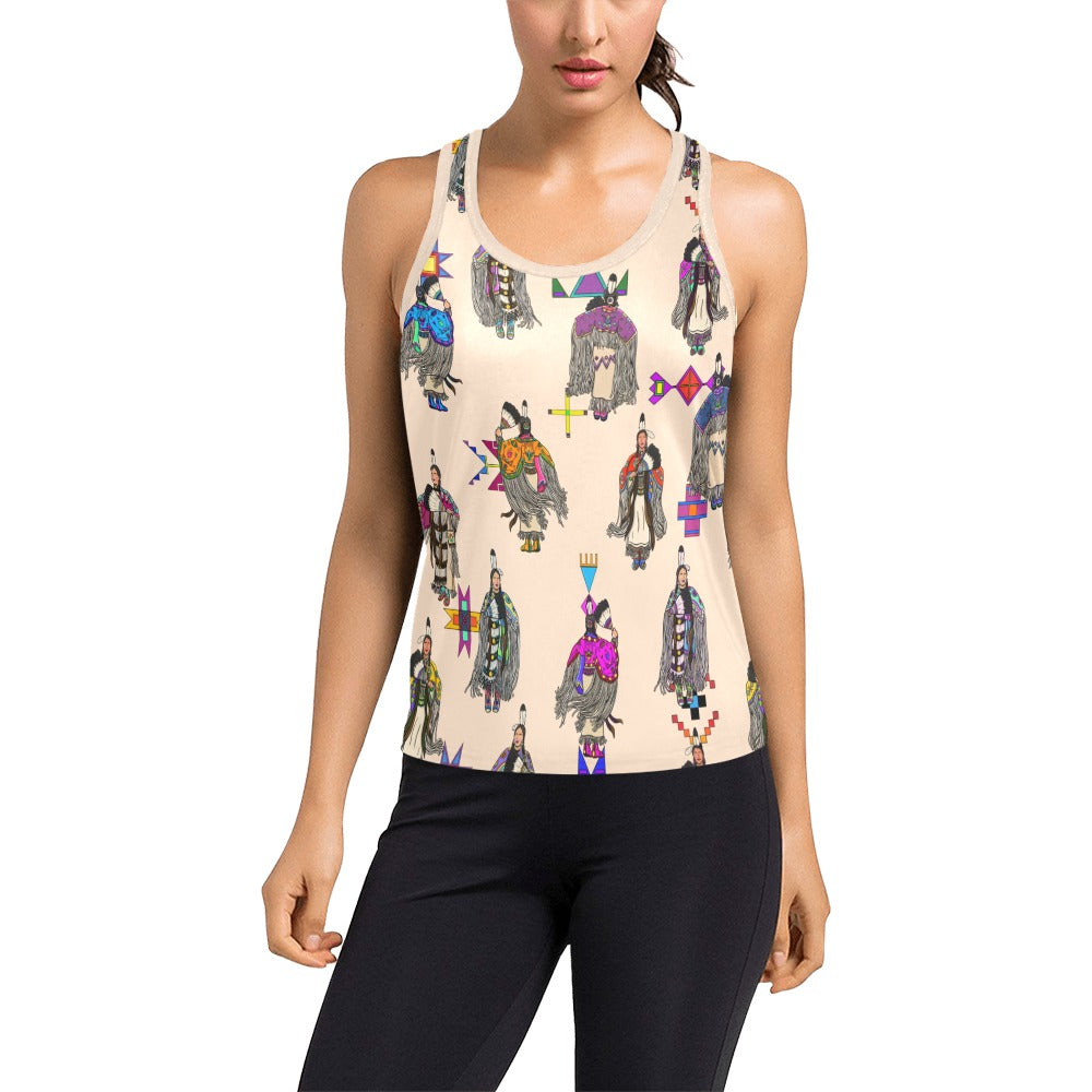 Women's Tradish Dancers  Muslin Women's Racerback Tank Top