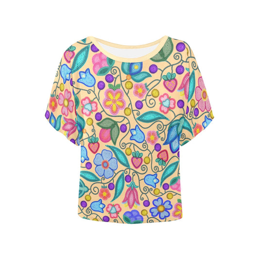 Sweet Offering Cream Batwing Blouse