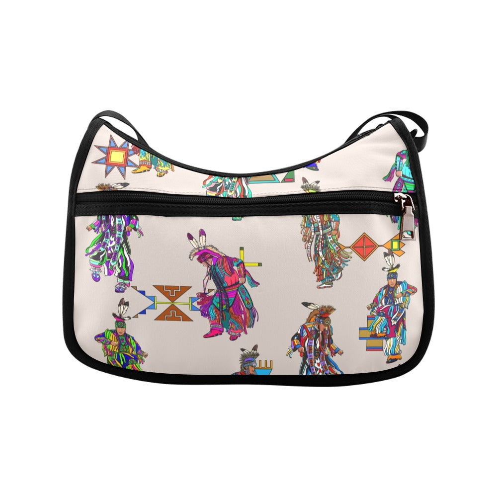 Men's Grass Dancers Muslin Crossbody Bag