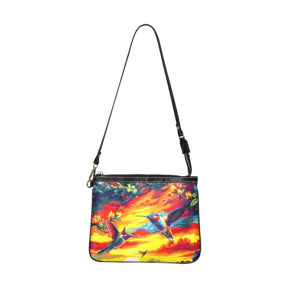Happy Hummingbirds Small Shoulder Bag