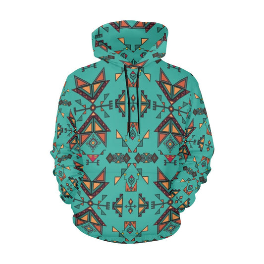 Arrow Dawn Turquoise Hoodie for Women