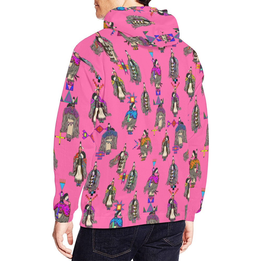 Women's Tradish Dancers Pink Hoodie for Men