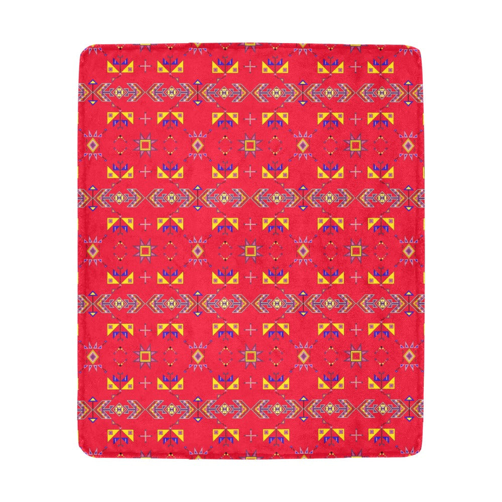 Scattered Generations Red Ultra-Soft Micro Fleece Blanket 50"x60"