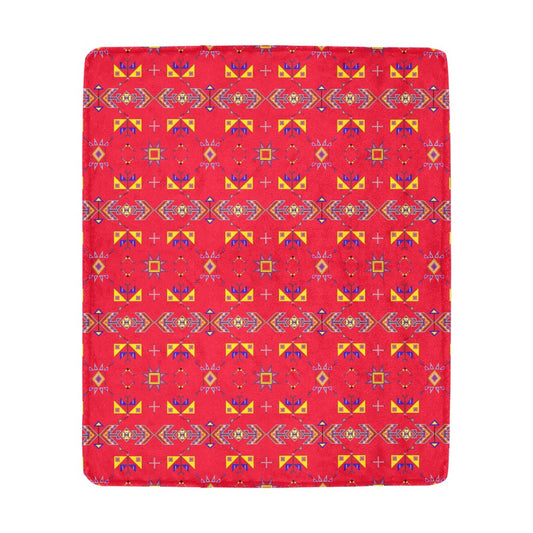 Scattered Generations Red Ultra-Soft Micro Fleece Blanket 50"x60"