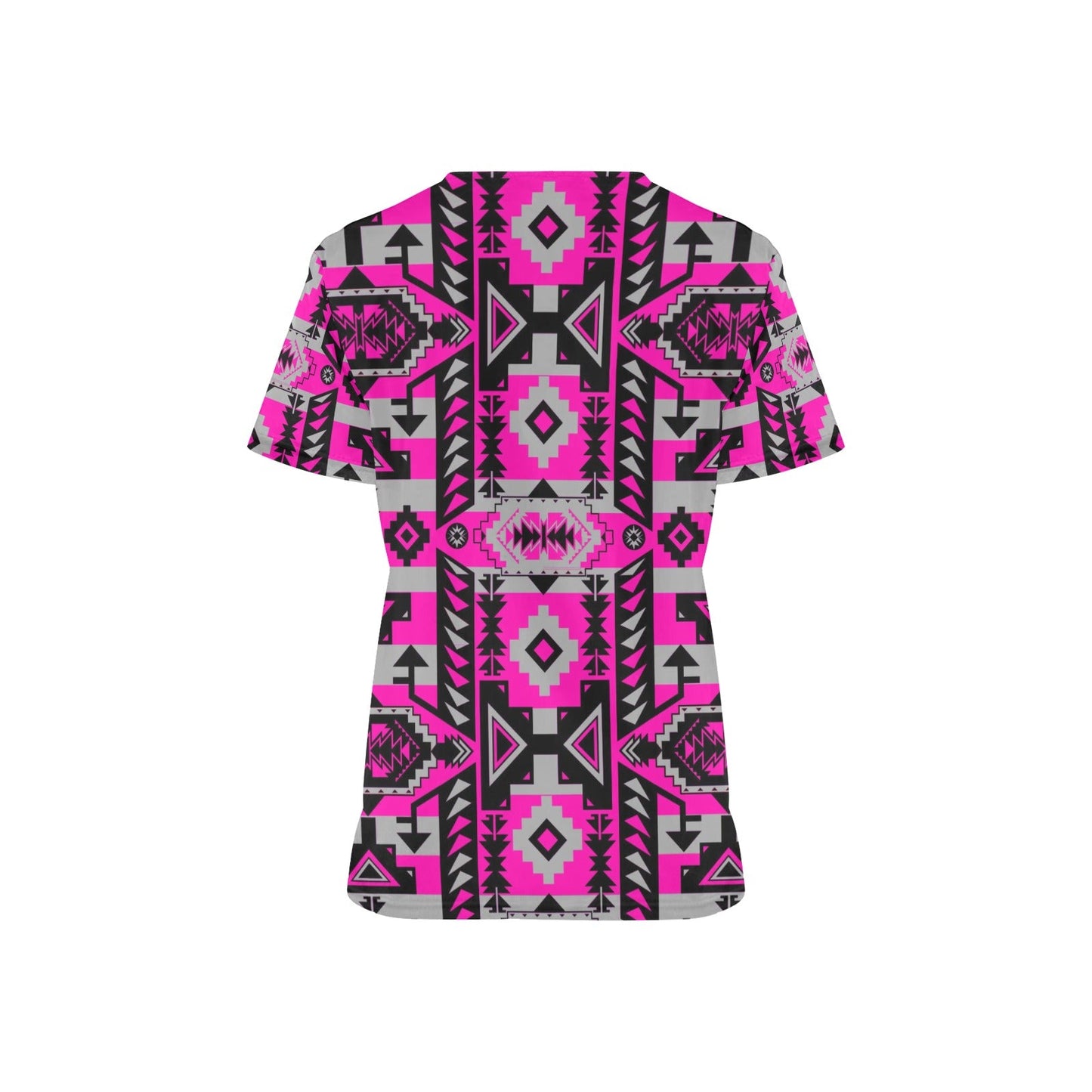 Chiefs Mountain Stunning Sunset Scrub Top