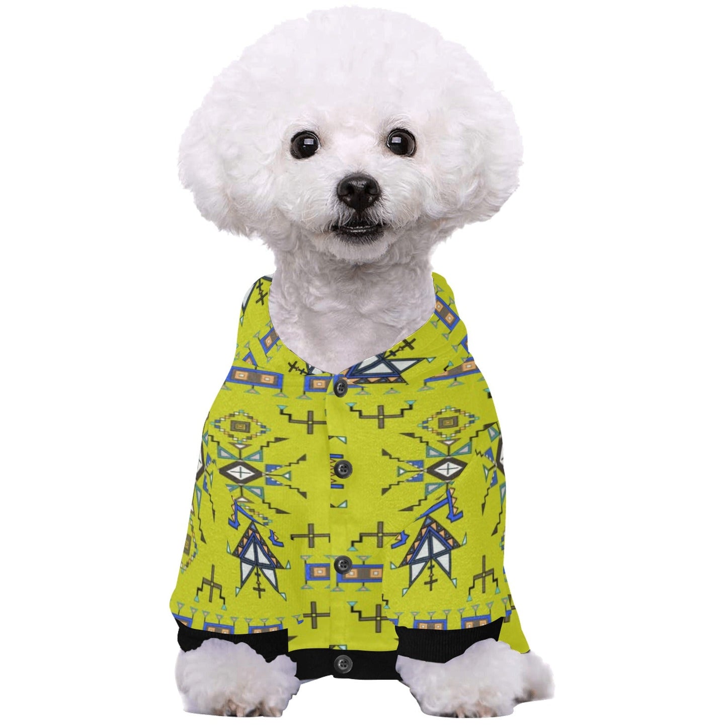 Eagle Strike Lime Pet Dog Hoodie