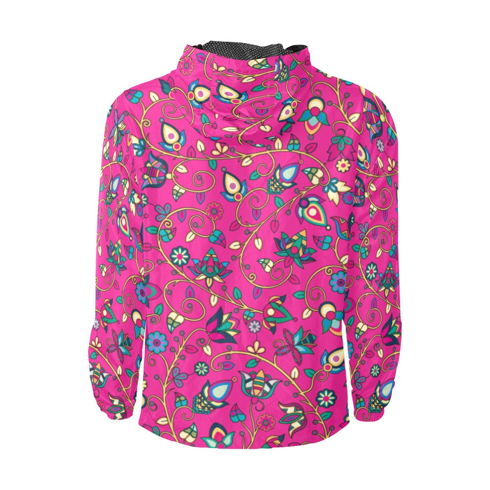 Thorny Path Pink Men's Windbreaker