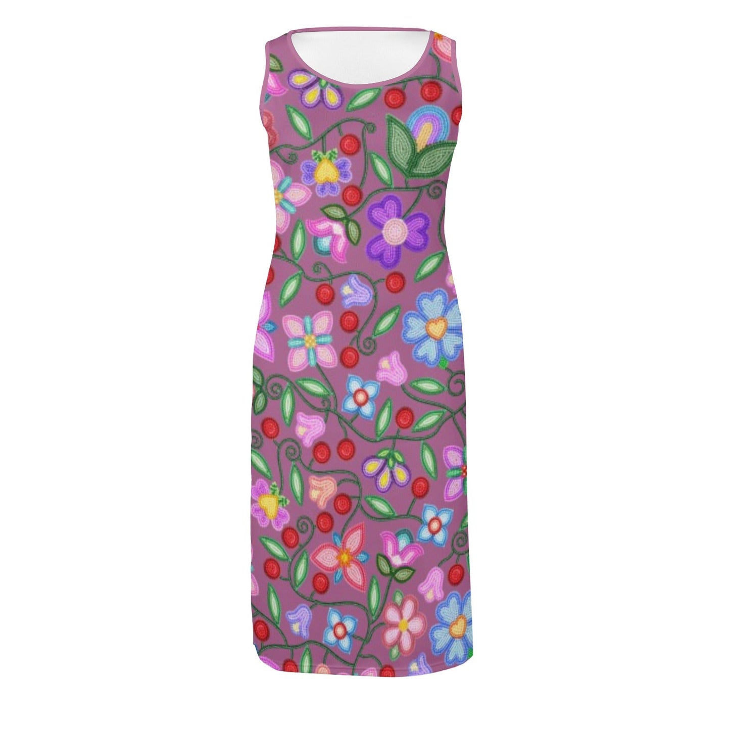 Petal Harmony Dusty Rose Phaedra Dress