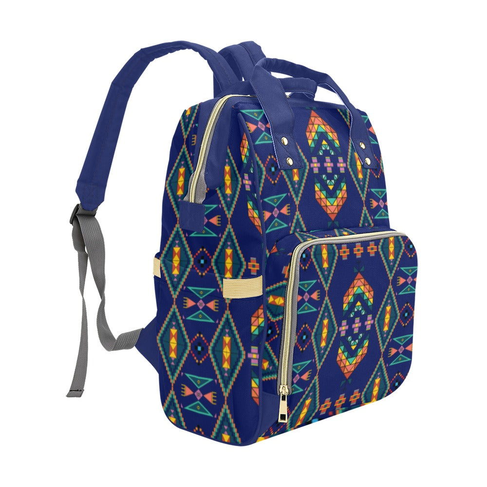 Travois Tipi Blue Multi-Function Diaper Backpack