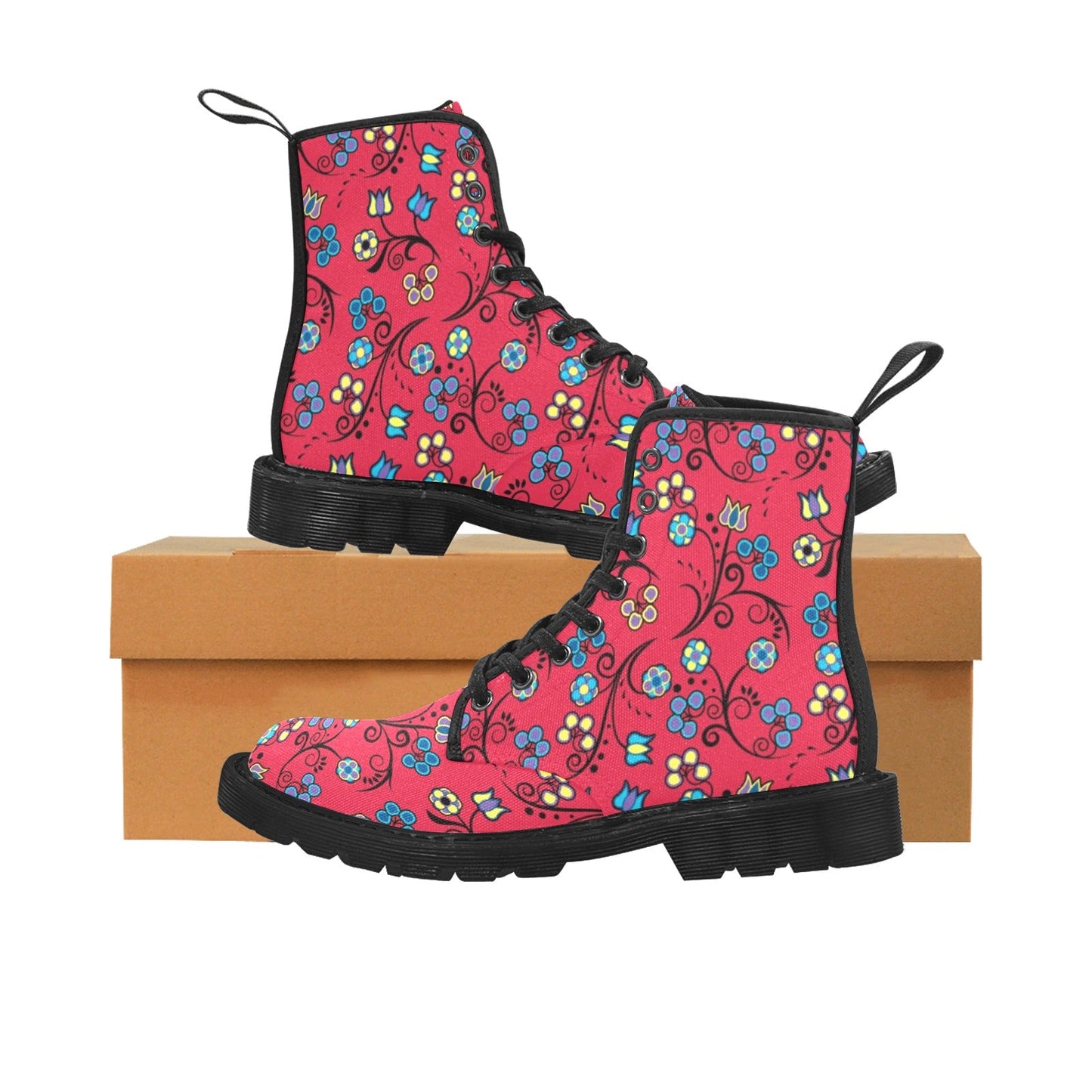 Blue Trio Cardinal Boots