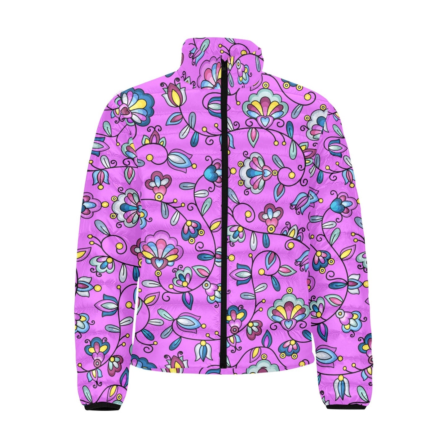 Autumn Bundle Blessing Purple Men's Padded Jacket